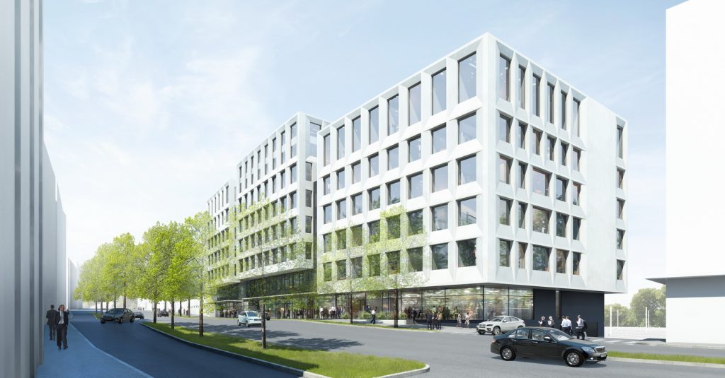 Entwurf: Nickl & Partner AG - Perspektive - Forschungsgebäude Rechtsmedizin und Klinischen Forschung Universität Bern 