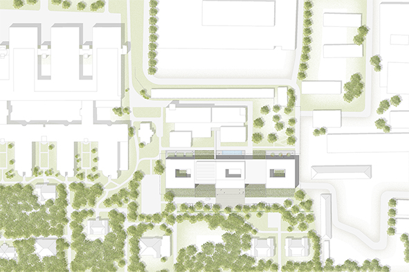 Entwurf: Nickl & Partner Architekten AG - Lageplan