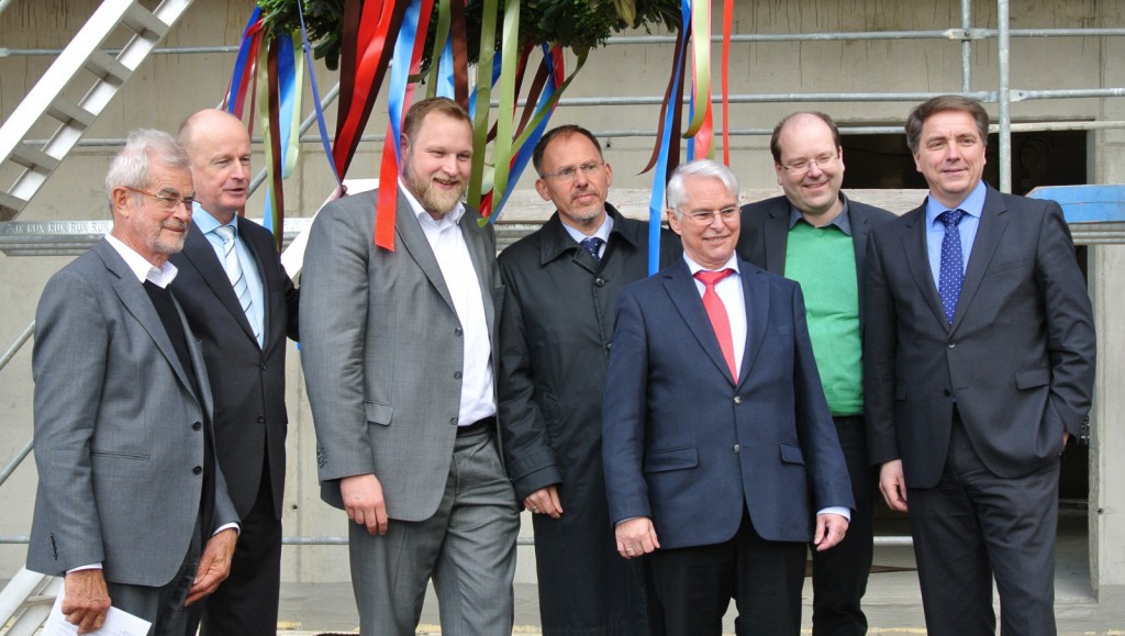 Von links nach rechts: Herr Prof. Nickl, Herr Wieting, Herr Prange, Herr Prof. Dr. Haunhorst, Herr Schneider, Herr Meyer, Herr Krogmann