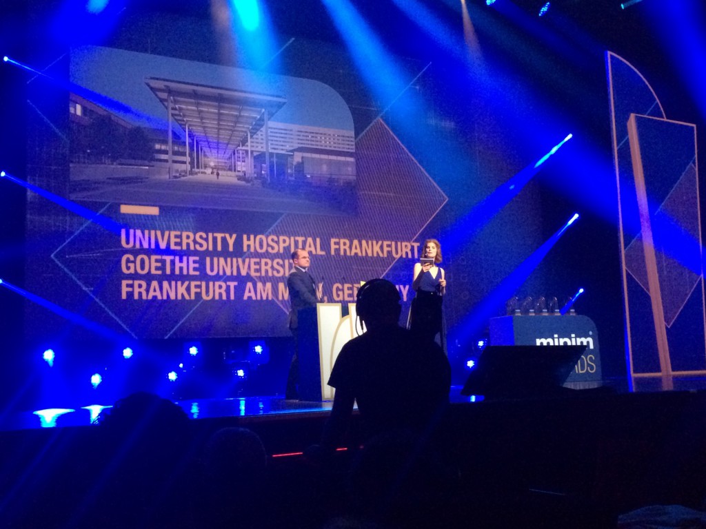 Cérémonie des MIPIM Awards 2016 : nomination de l'hôpital de l'Université Goethe de Francfort-sur-le-Main, de Nickl & Partner Architekten AG