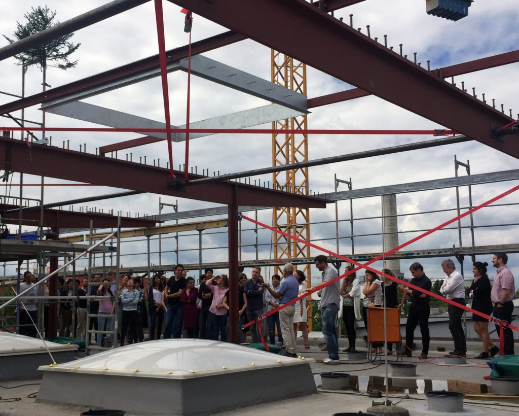 Célébration de la fin du gros-œuvre chez Nickl & Partner Architekten AG