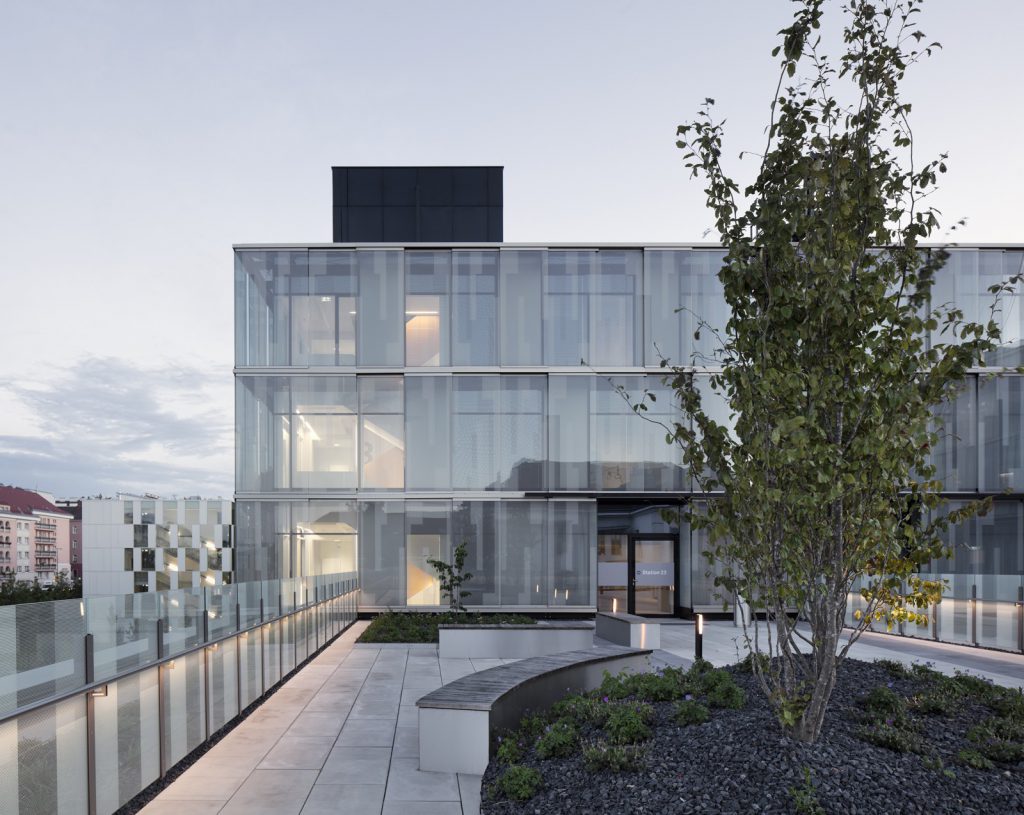 Terrasse au toit, Hôpital Kaiser-Franz-Josef, Nickl & Partner Architekten AG 
