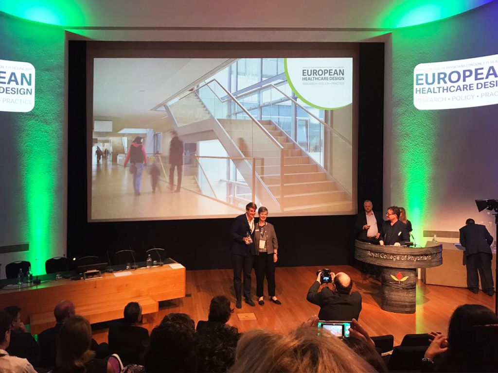 Magnus Nickl accepting the  award