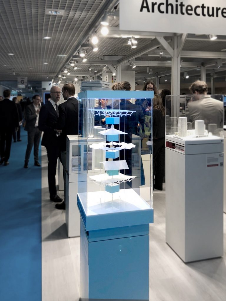  The German Pavilion stand at MIPIM 2018 with the Nickl & Partner Architekten AG model in the foreground