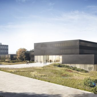 Two new buildings on the campus of the University of Konstanz