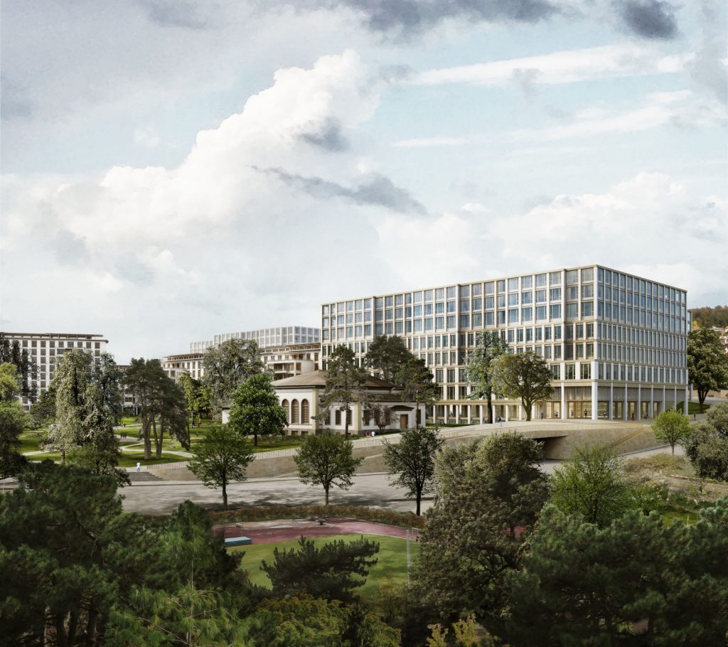 Exterior perspective, Nickl & Partner Architekten Schweiz AG