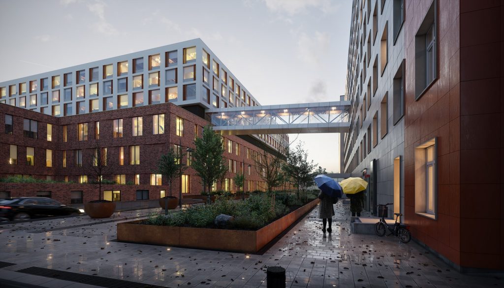 罗季诺夫医学研究中心肿瘤医院，效果图：Nickl & Partner Architekten