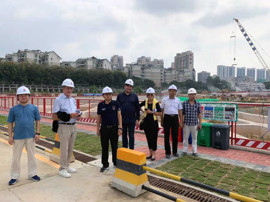 Visit to the construction site of the Shenzhen 2nd Children’s Hospital with the client