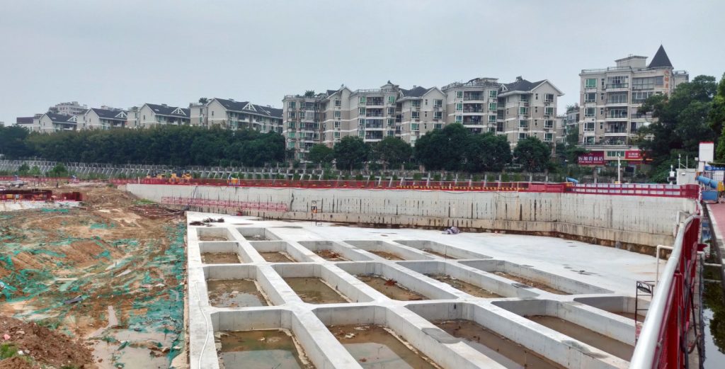 Construction site of the Shenzhen 2nd Children’s Hospital in October 2019