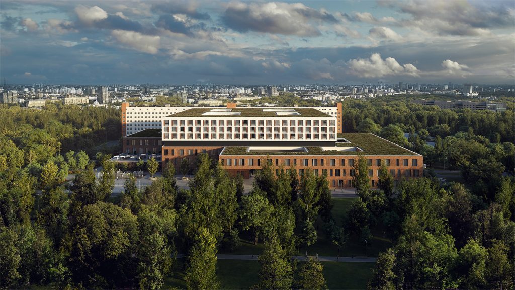 Visualisation of the MCSC Moscow, Nickl & Partner Architekten